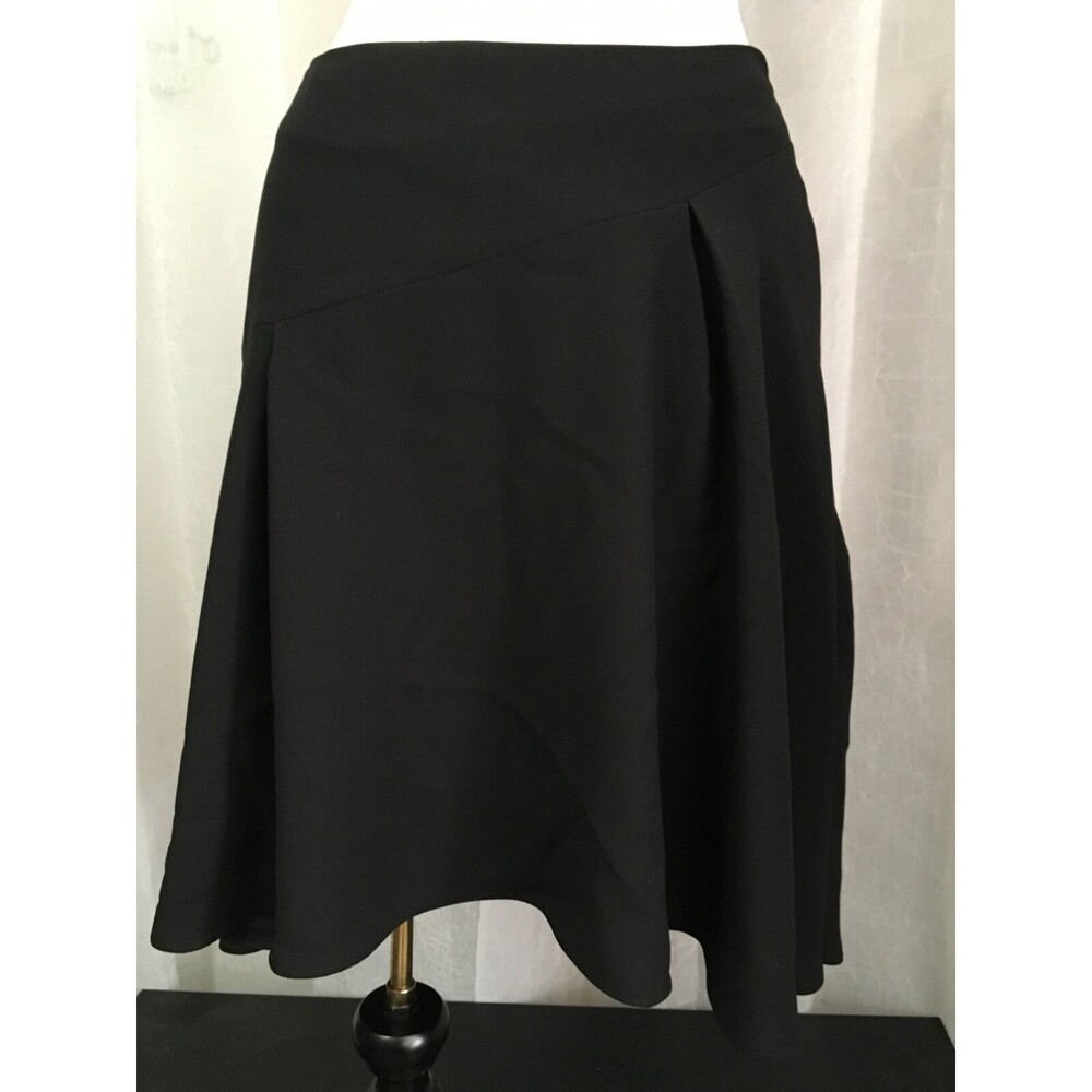 Vince Camuto Women's Skirt  Holiday Glam Rich Black Fully Lined Size 6 NWT